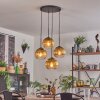 Koyoto Lampadario a sospensione, Lampada a sfera 35 cm Oro, Chiaro, 4-Luci