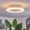 Benasal Plafoniera, Lampada con ventilatore Bianco, 1-Luce, Telecomando