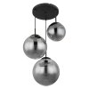 Illuminazione Globo Lighting JOEL Lampadario a sospensione Nero, 3-Luci