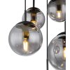 Illuminazione Globo Lighting JOEL Lampadario a sospensione Nero, 5-Luci