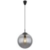 Illuminazione Globo Lighting JOEL Lampadario a sospensione Nero, 1-Luce