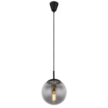 Illuminazione Globo Lighting JOEL Lampadario a sospensione Nero, 1-Luce