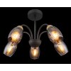 Illuminazione Globo Lighting GERLY Plafoniera Nero, 5-Luci