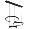 Illuminazione Globo Lighting HALLI Lampadario a sospensione LED Nero, 1-Luce