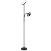 Illuminazione Globo Lighting DAVYD Lampada da terra LED Nero, 1-Luce