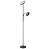 Illuminazione Globo Lighting DAVYD Lampada da terra LED Nero, 1-Luce