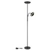 Illuminazione Globo Lighting DAVYD Lampada da terra LED Nero, 1-Luce