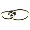 Illuminazione Globo Lighting ADDA Plafoniera LED Nero, Bianco, 1-Luce
