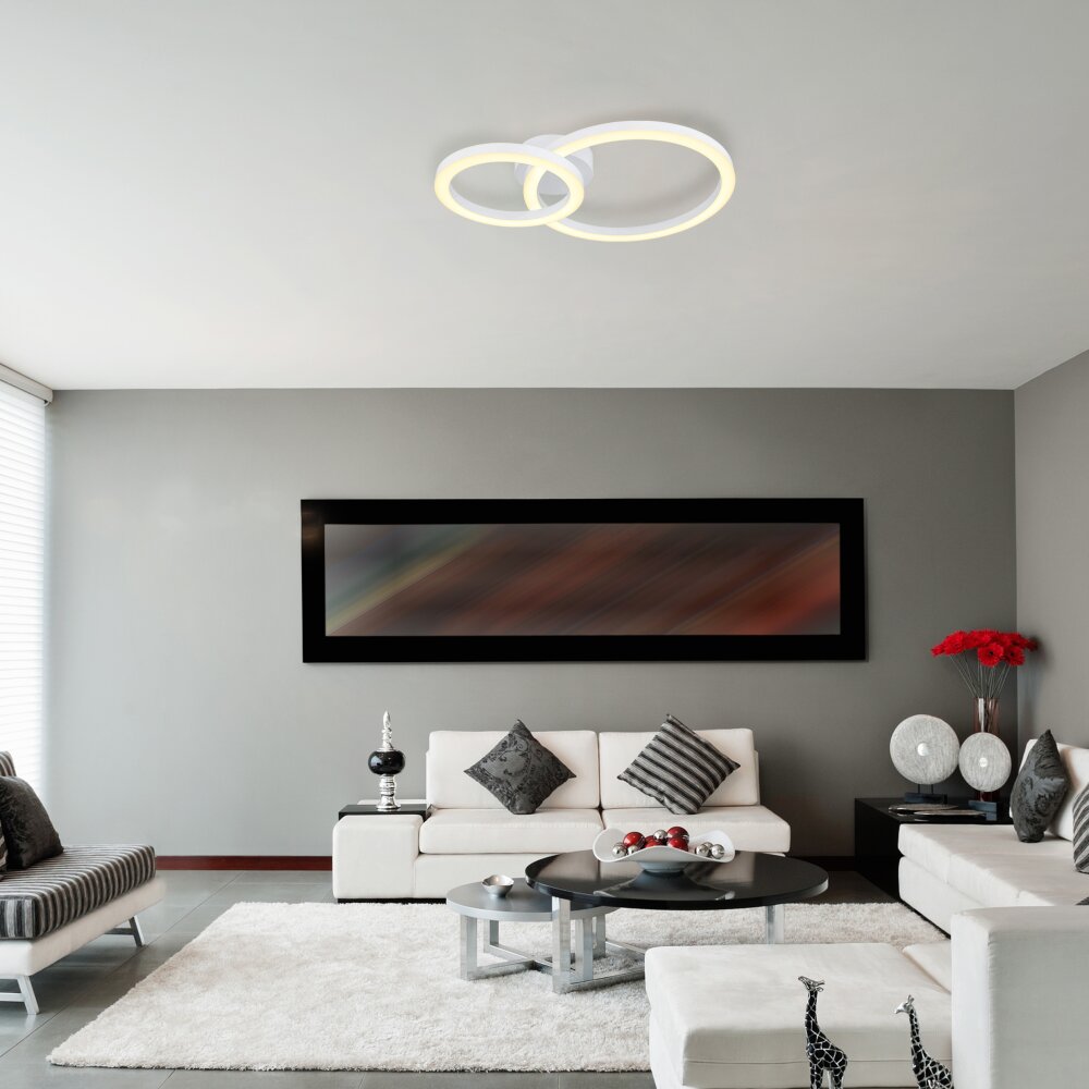 Illuminazione Globo Lighting ADDA Plafoniera LED Bianco, 1-Luce main product photo