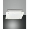 Fabas Luce Plisset Plafoniera LED Bianco, 1-Luce