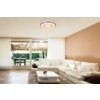 Illuminazione Globo Lighting Borrello Plafoniera LED Bianco, 1-Luce