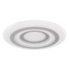 Illuminazione Globo Lighting Sabatino Plafoniera LED Bianco, 1-Luce, Telecomando