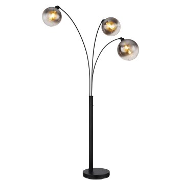 Illuminazione Globo Lighting Newcastle Lampada da terra Nero, 3-Luci