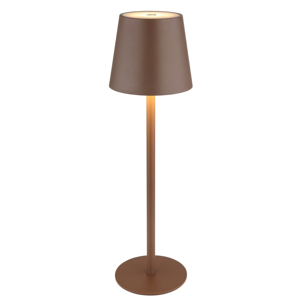 Illuminazione Globo Lighting Vannie Lampada da tavolo LED Marrone, 1-Luce main product photo