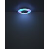Illuminazione Globo Lighting Alva Lampada con ventilatore LED Bianco, 1-Luce, Telecomando, Cambia colore