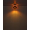 Illuminazione Globo Lighting Maxy Plafoniera Cromo, Nero, 1-Luce