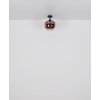 Illuminazione Globo Lighting Maxy Plafoniera Cromo, Nero, 1-Luce