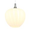 Illuminazione Globo Lighting Maxy Lampadario a sospensione Cromo, Bianco, 1-Luce