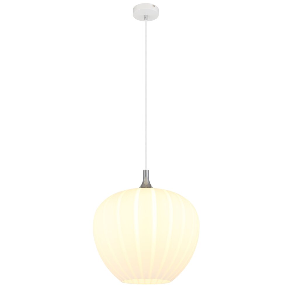 Illuminazione Globo Lighting Maxy Lampadario a sospensione Cromo, Bianco, 1-Luce main product photo