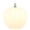 Illuminazione Globo Lighting Maxy Lampadario a sospensione Cromo, Bianco, 1-Luce