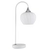 Illuminazione Globo Lighting Maxy Lampada da tavolo Cromo, Bianco, 1-Luce