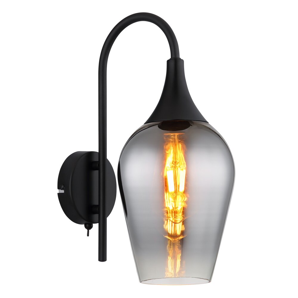 Illuminazione Globo Lighting Lavus Applique Nero, 1-Luce main product photo