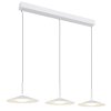 Illuminazione Globo Lighting Lampone Lampadario a sospensione LED Bianco, 1-Luce