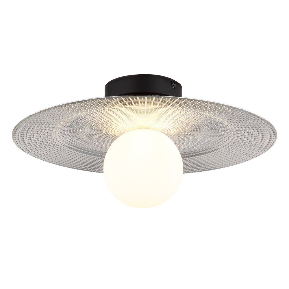 Illuminazione Globo Lighting Riga Plafoniera Nero, 1-Luce main product photo