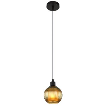 Illuminazione Globo Lighting Zumba Lampadario a sospensione Nero, 1-Luce