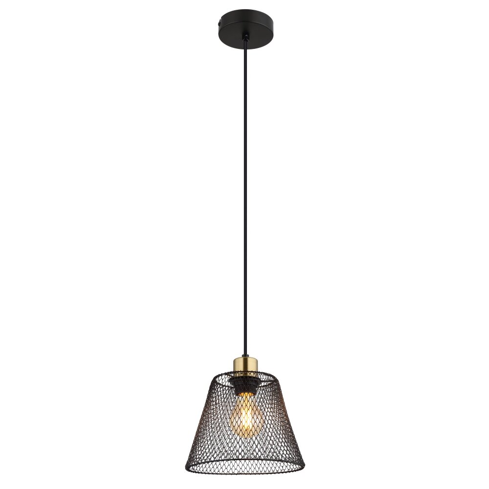 Illuminazione Globo Lighting Baku Lampadario a sospensione Nero, 1-Luce main product photo
