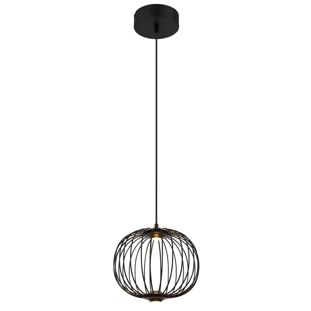 Illuminazione Globo Lighting Galway Lampadario a sospensione LED Nero, 1-Luce main product photo