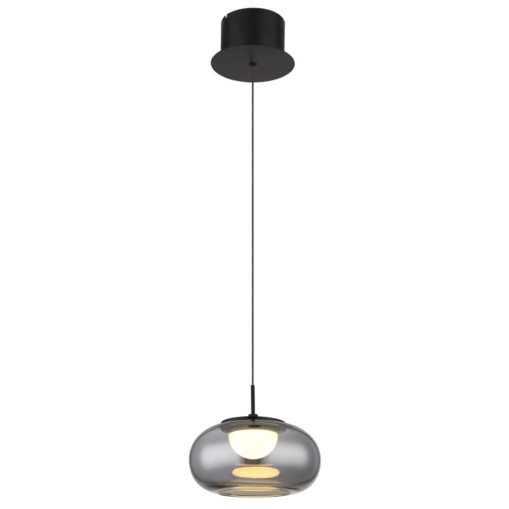 Illuminazione Globo Lighting Quintara Lampadario a sospensione LED Nero, 1-Luce main product photo