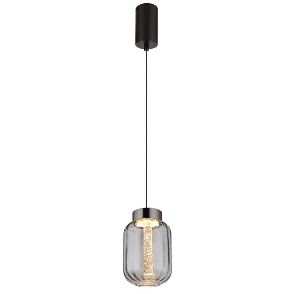 Illuminazione Globo Lighting Fluoro Lampadario a sospensione LED Nero, 1-Luce main product photo