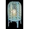 Illuminazione Globo Lighting Cairo Lampada da tavolo Blu, 1-Luce