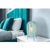 Illuminazione Globo Lighting Cairo Lampada da tavolo Blu, 1-Luce