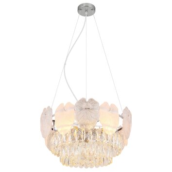 Illuminazione Globo Lighting Benjamin Lampadario a corona Cromo, 8-Luci