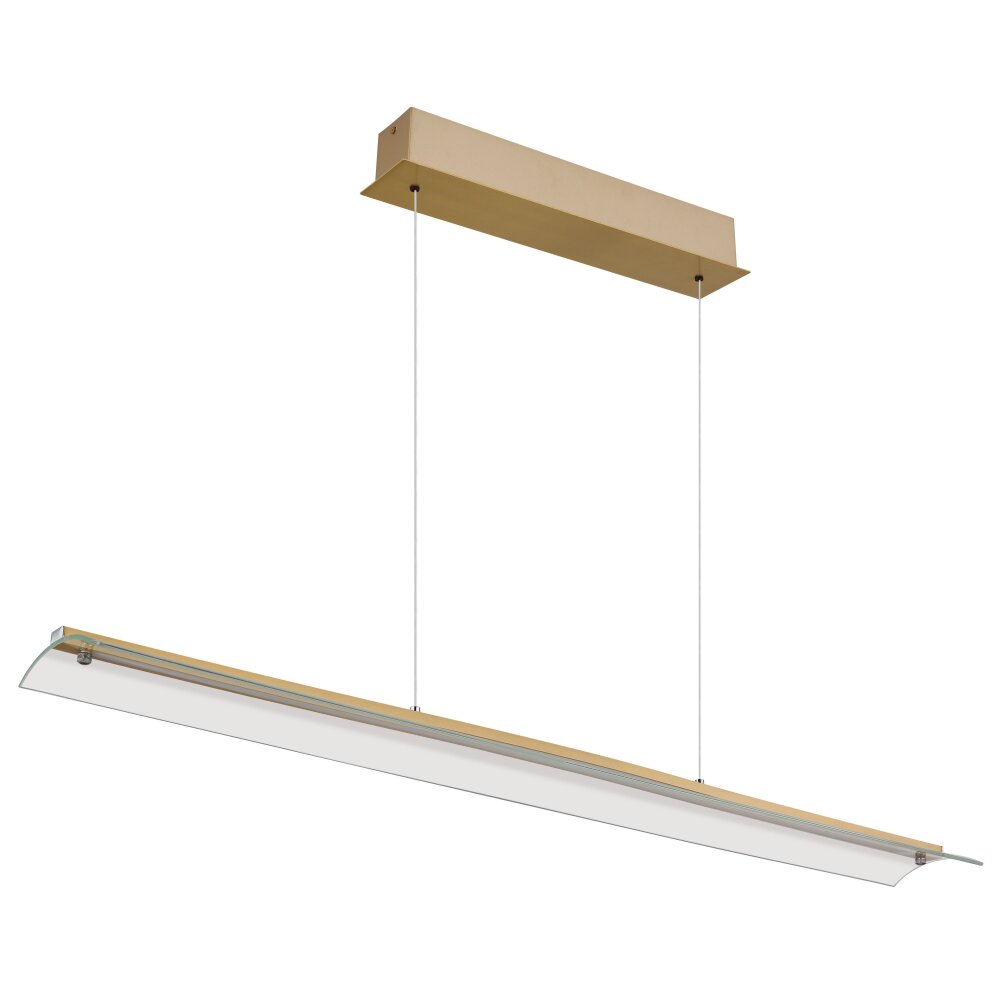 Illuminazione Globo Lighting Muriella Lampadario a sospensione LED Ottone, 1-Luce