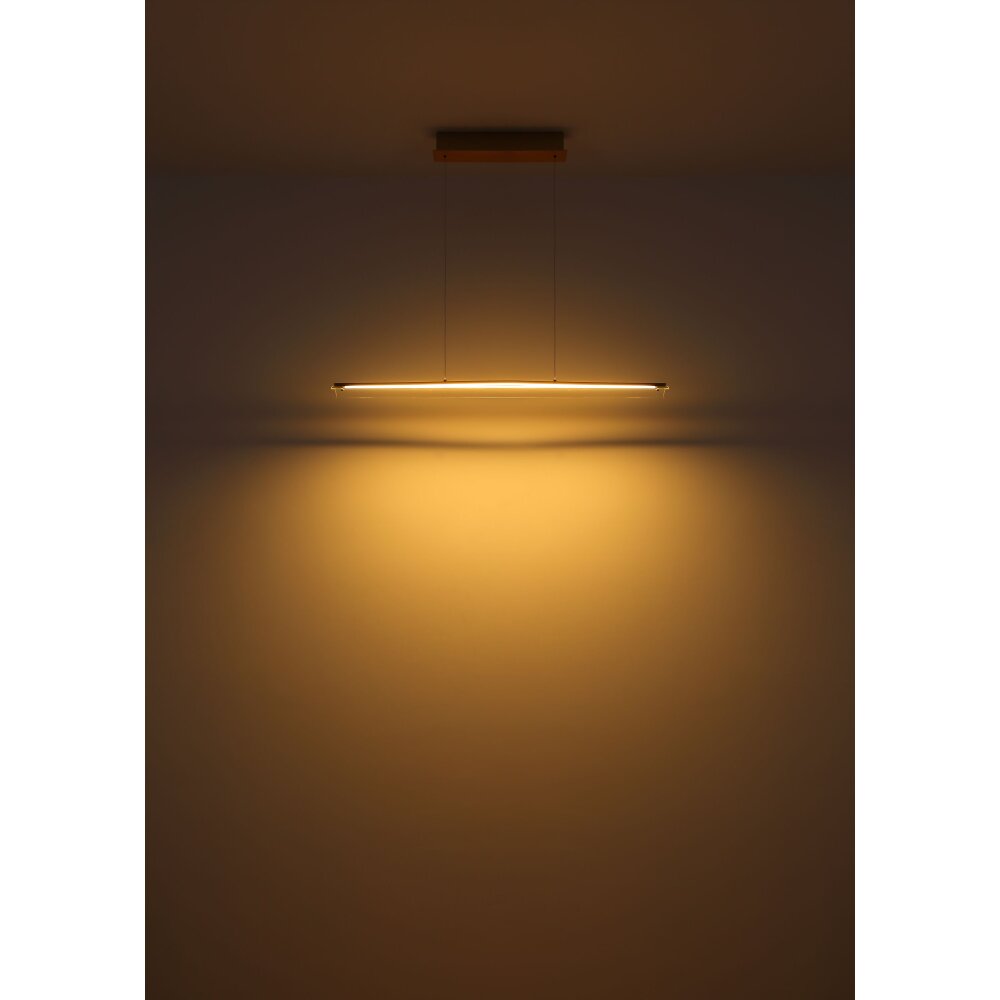 Illuminazione Globo Lighting Muriella Lampadario a sospensione LED Ottone, 1-Luce