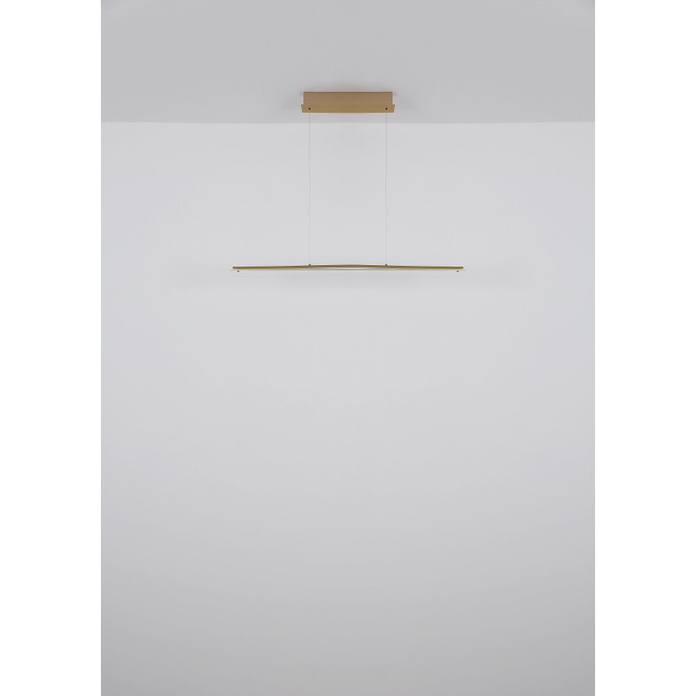 Illuminazione Globo Lighting Muriella Lampadario a sospensione LED Ottone, 1-Luce