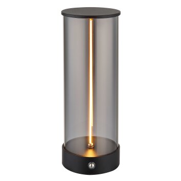 Illuminazione Globo Lighting Bendy Lampada da tavolo LED Nero, 1-Luce