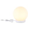 Illuminazione Globo Lighting Norta Lampada da tavolo Bianco, 1-Luce
