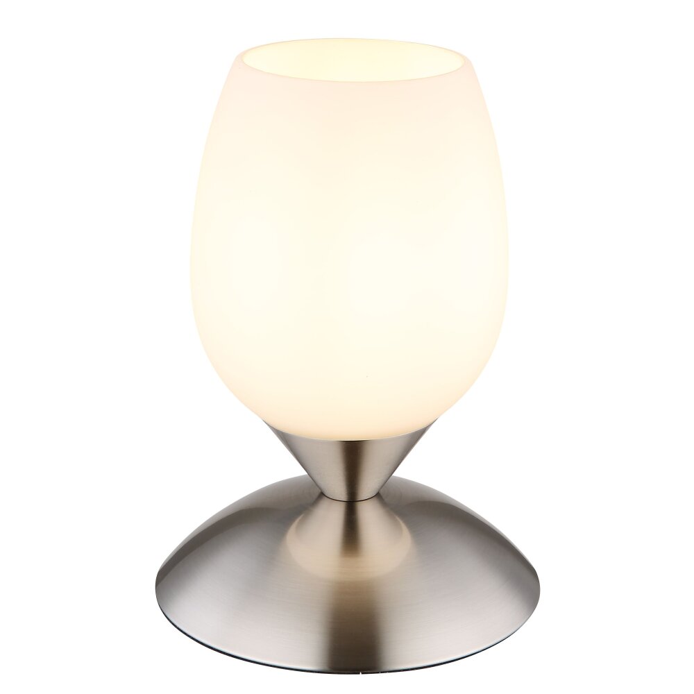 Illuminazione Globo Lighting Kuwaita Lampada da tavolo Nichel opaco, 1-Luce main product photo