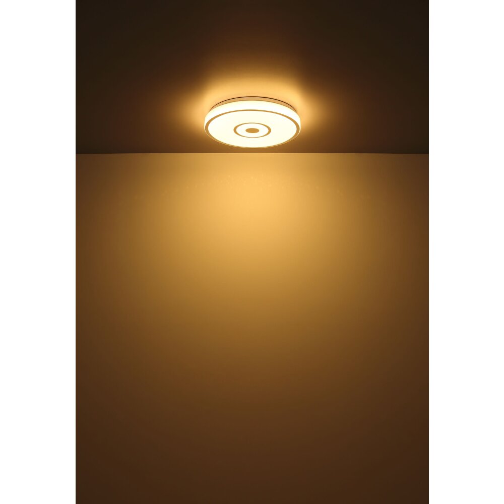 Illuminazione Globo Lighting Astania Plafoniera LED Bianco, 1-Luce
