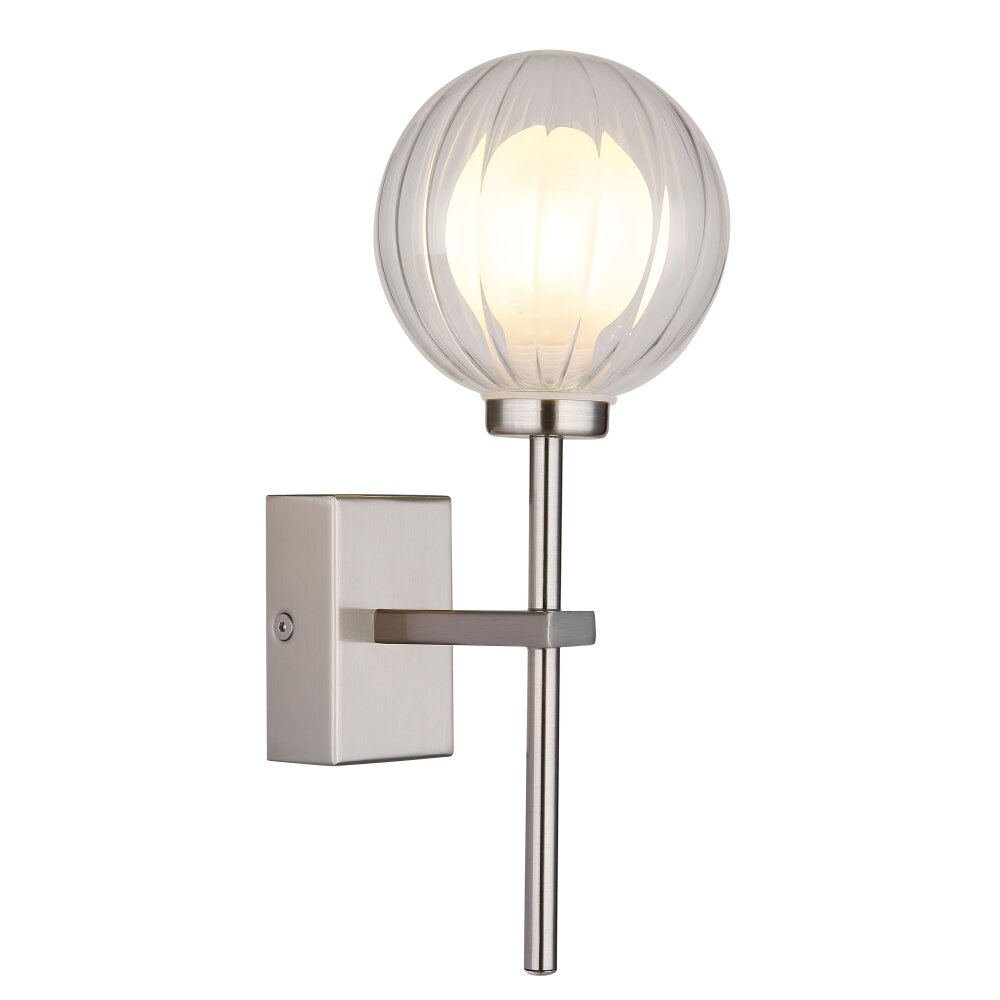Illuminazione Globo Lighting Ander Applique Nichel opaco, 1-Luce main product photo