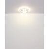 Illuminazione Globo Lighting Bluma Plafoniera LED Bianco, 1-Luce, Telecomando