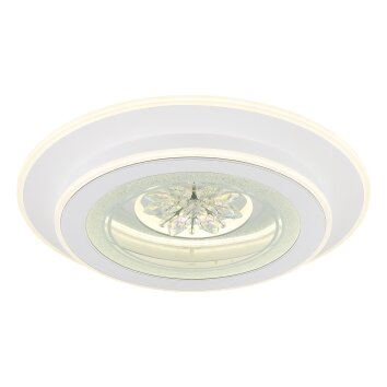 Illuminazione Globo Lighting Bluma Plafoniera LED Bianco, 1-Luce, Telecomando Illuminazione Globo Lighting Bluma Plafoniera LED Bianco, 1-Luce, Telecomando