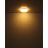 Illuminazione Globo Lighting Warata Plafoniera LED Bianco, 1-Luce, Telecomando, Cambia colore