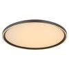 Illuminazione Globo Lighting Dublin Plafoniera LED Grigio, 1-Luce, Telecomando