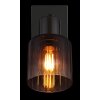 Illuminazione Globo Lighting Satella Plafoniera, Faretto da soffitto, Applique, Faretto da parete Cromo, Nero, 1-Luce