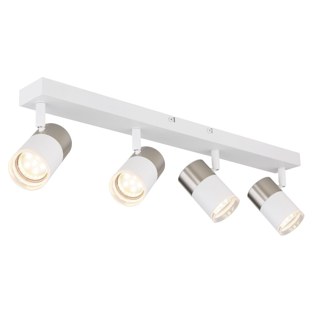Illuminazione Globo Lighting Brisbon Plafoniera, Faretto da soffitto, Applique, Faretto da parete Bianco, 4-Luci main product photo